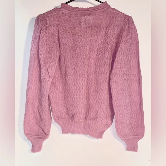 Vintage Pink Cardigan - Picture 2 of 4